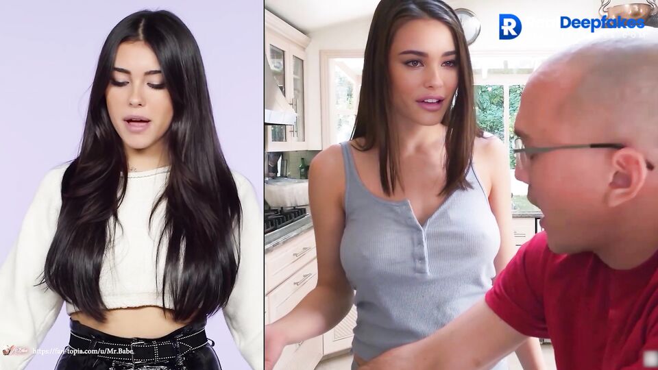 Sexy babe Madison Beer asked her husband fuck her hard, fake
